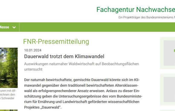 Press release: FNR-Pressemitteilung